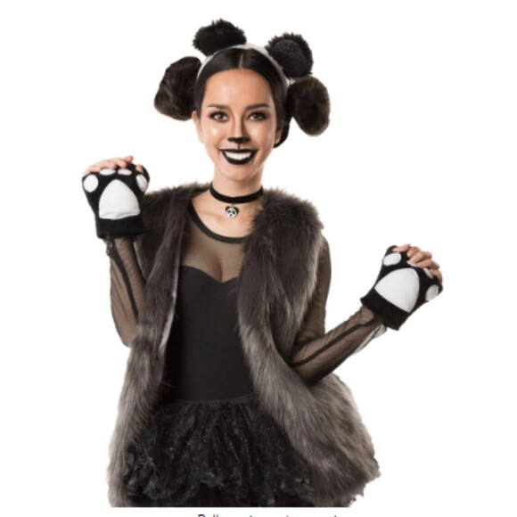 Way to Celebrate Other - Halloween Dress Up Fashion Panda Costume Set (Dress Not included)
